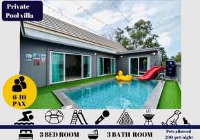 Funny Hua-Hin Pool Villa from beach 4km